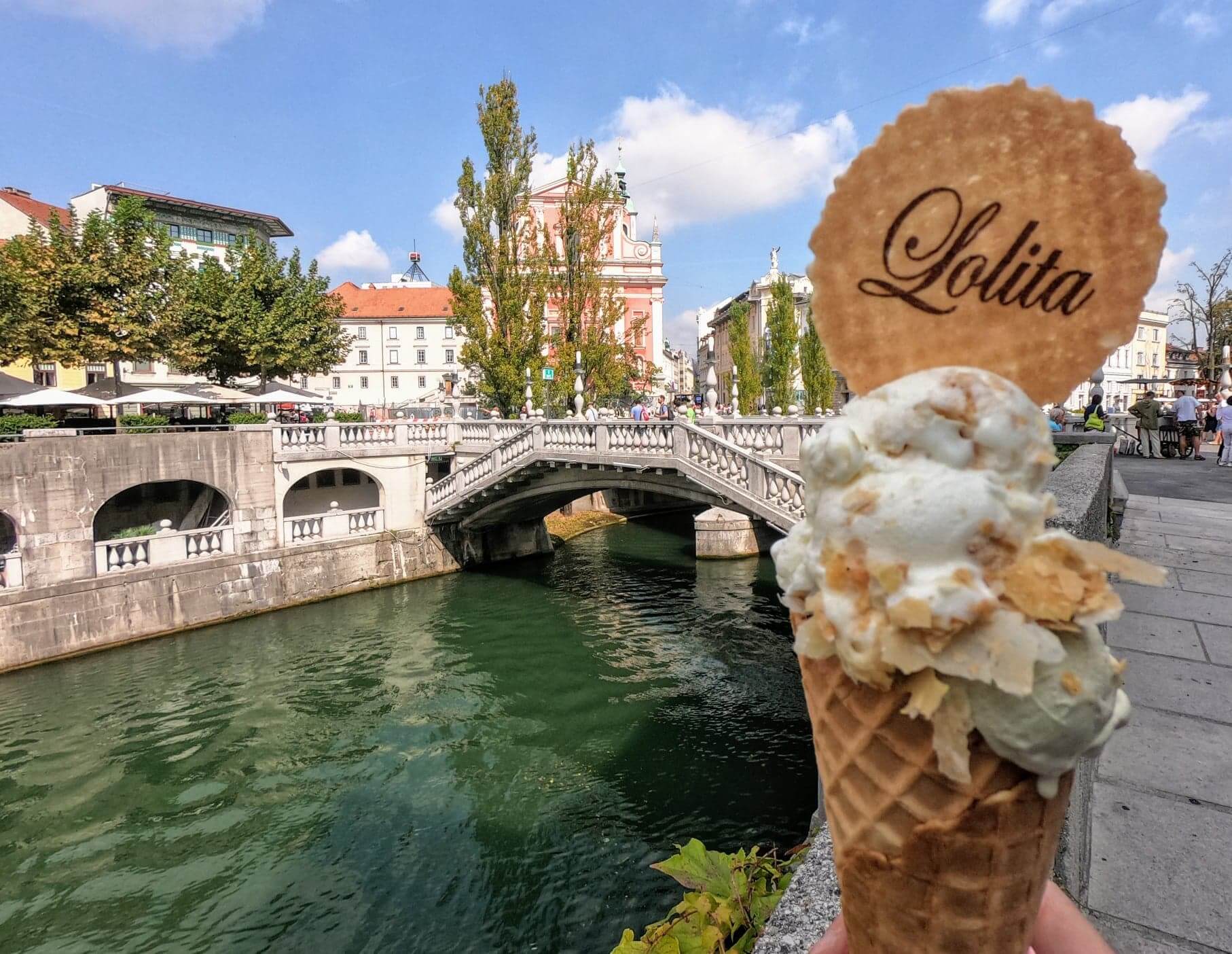 Glaces Ljubljana Lolita Cankarjevo nabrežje