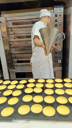 Fabrication pastel de nata Porto