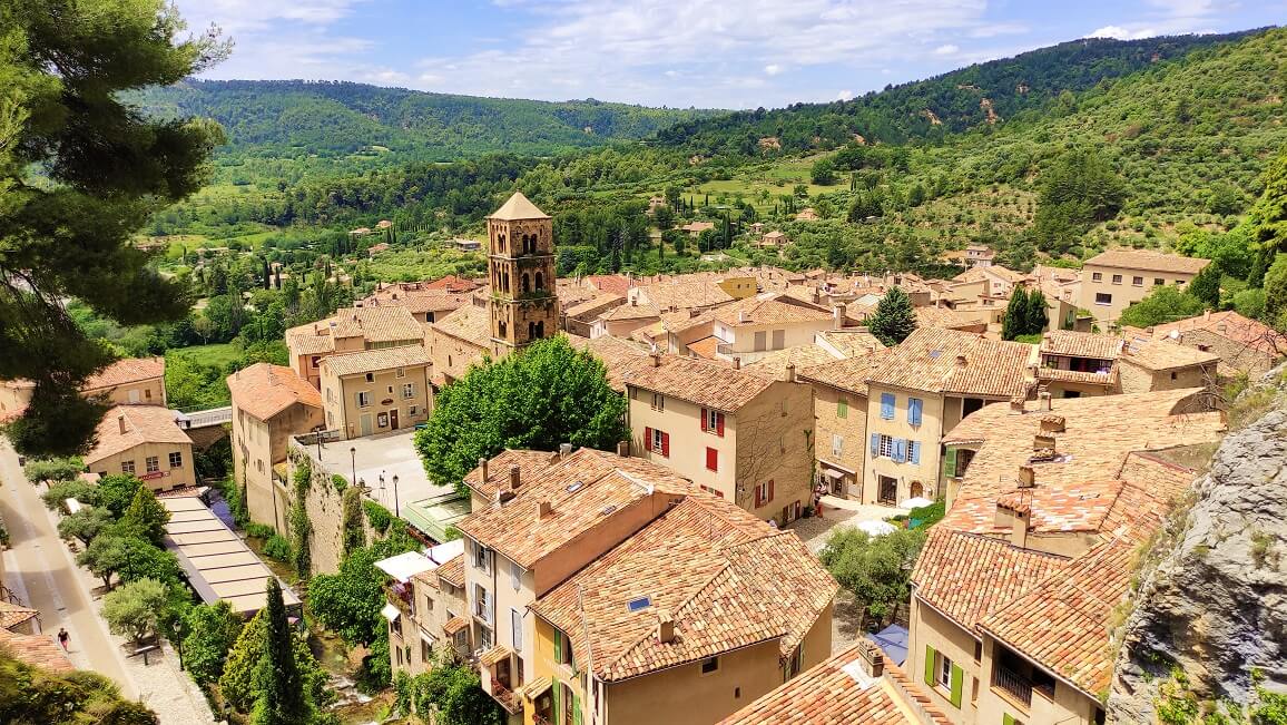 Moustiers Sainte Marie Panorama