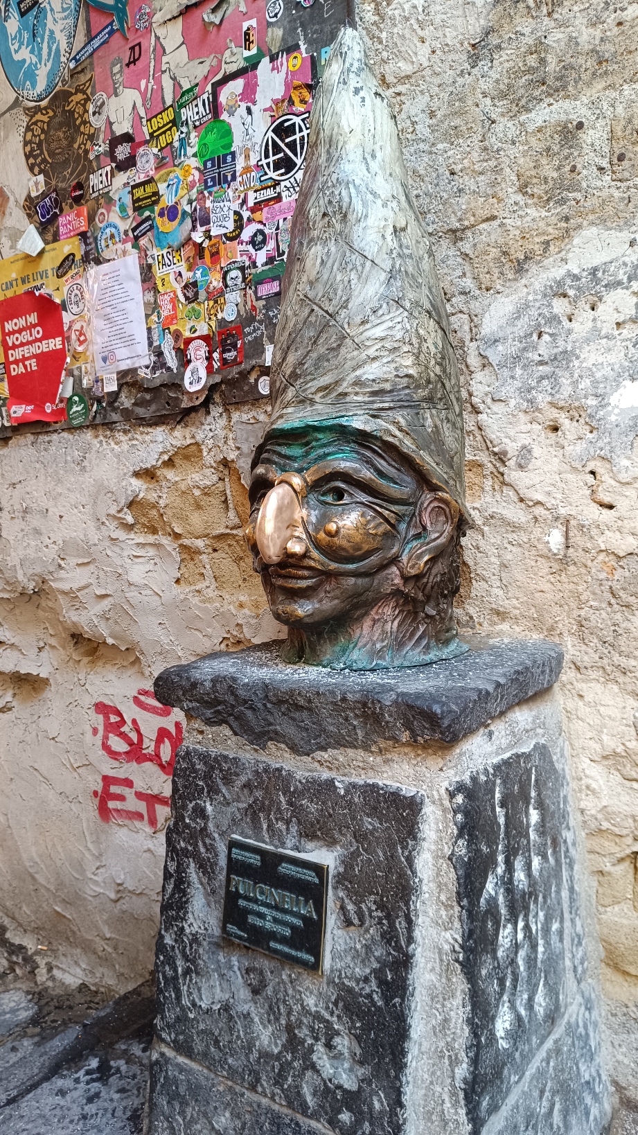 Busto di Pulcinella de Naples