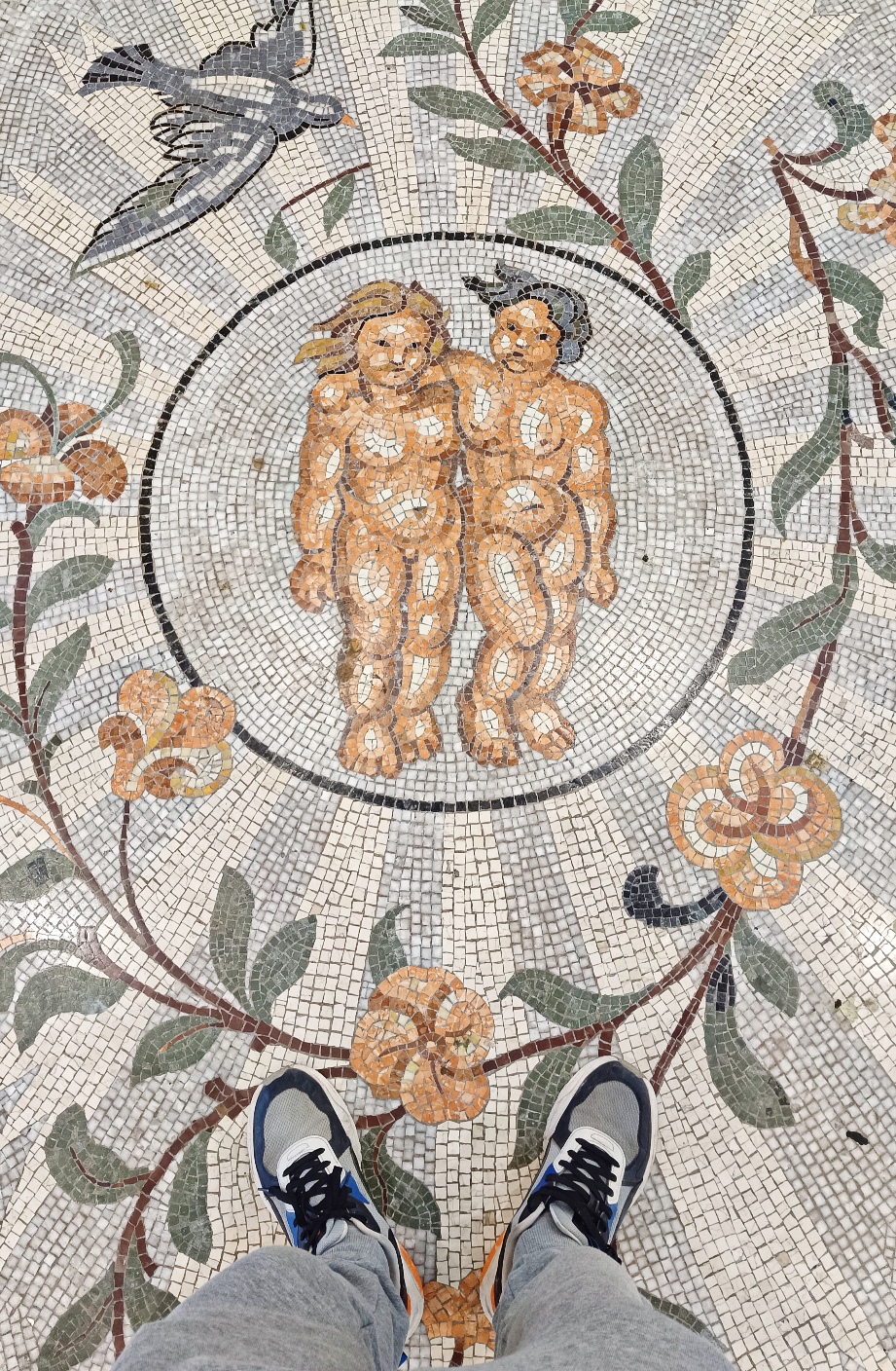 mosaïque la Galleria Umberto I Gémaux