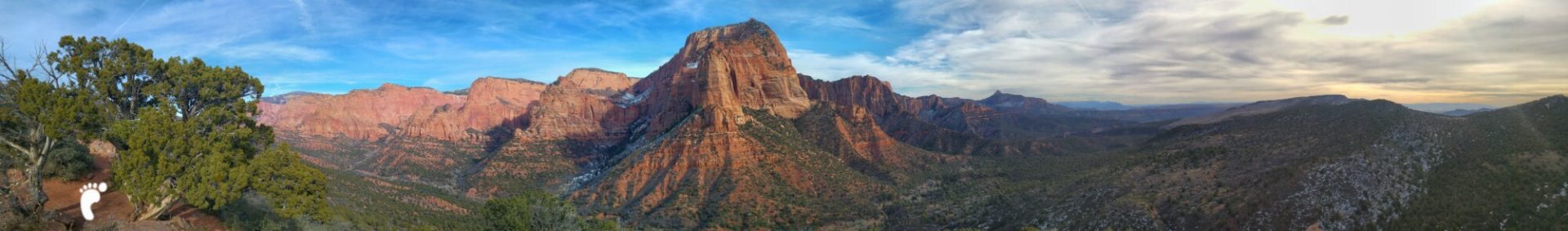 panorama zion national park