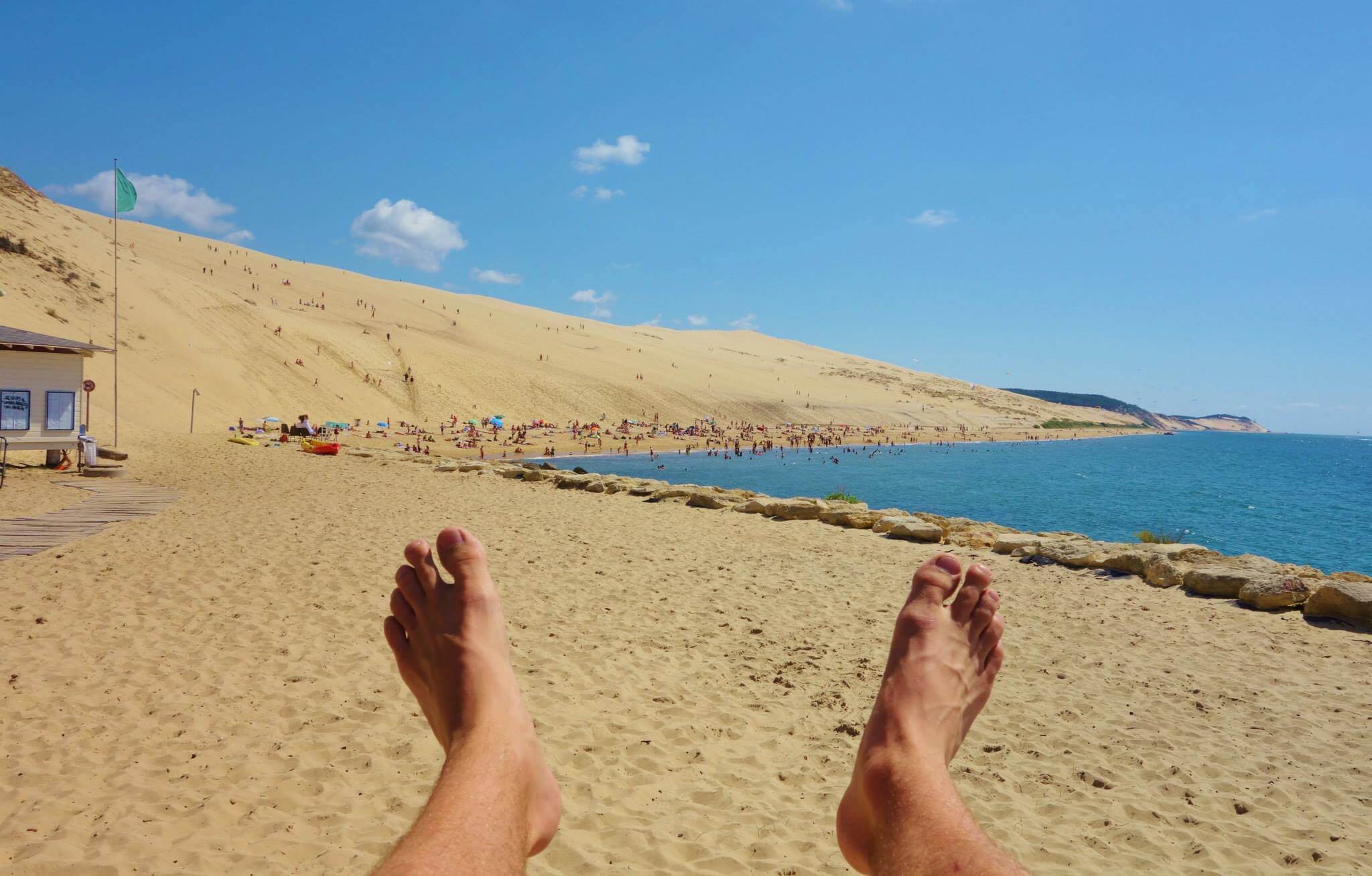 Pieds à la Dune du Pilat