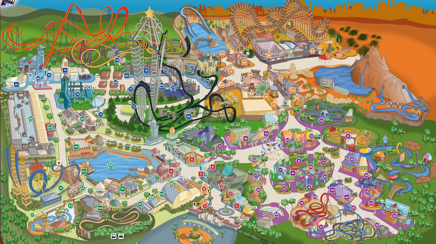 Plan Parque Warner Madrid