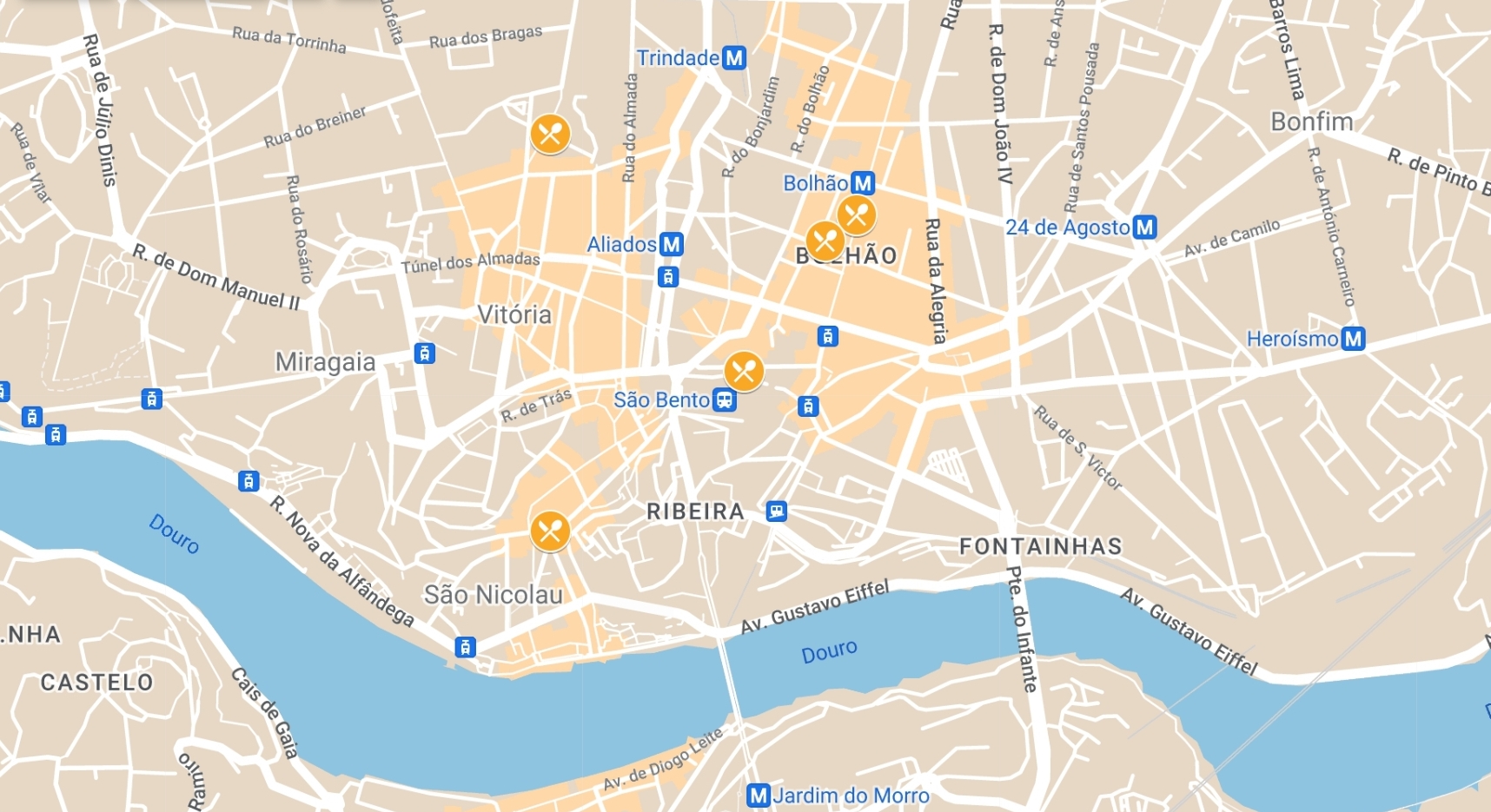 Carte Pastel Nata Porto