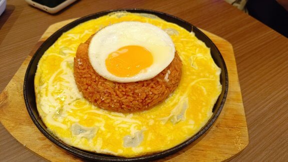 Kimchi Rice Omelette K Fry