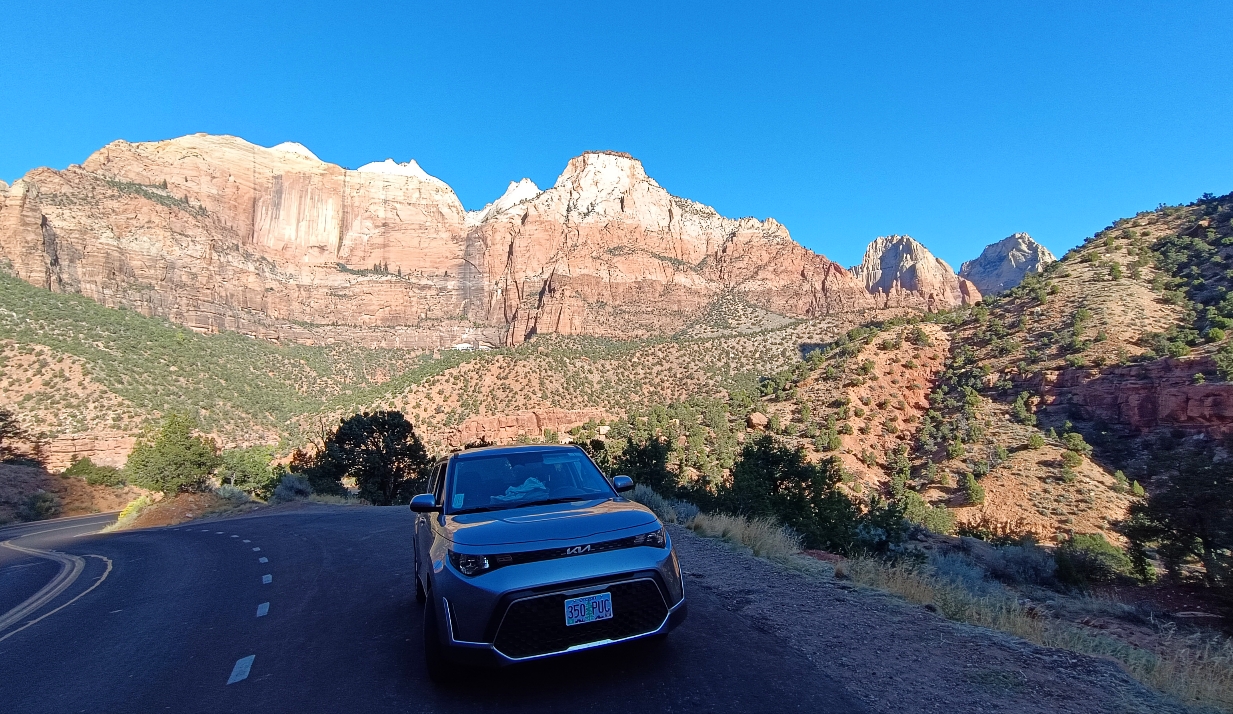 Zion road trip panorama
