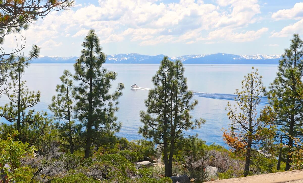Bateau panorama Lac Tahoe