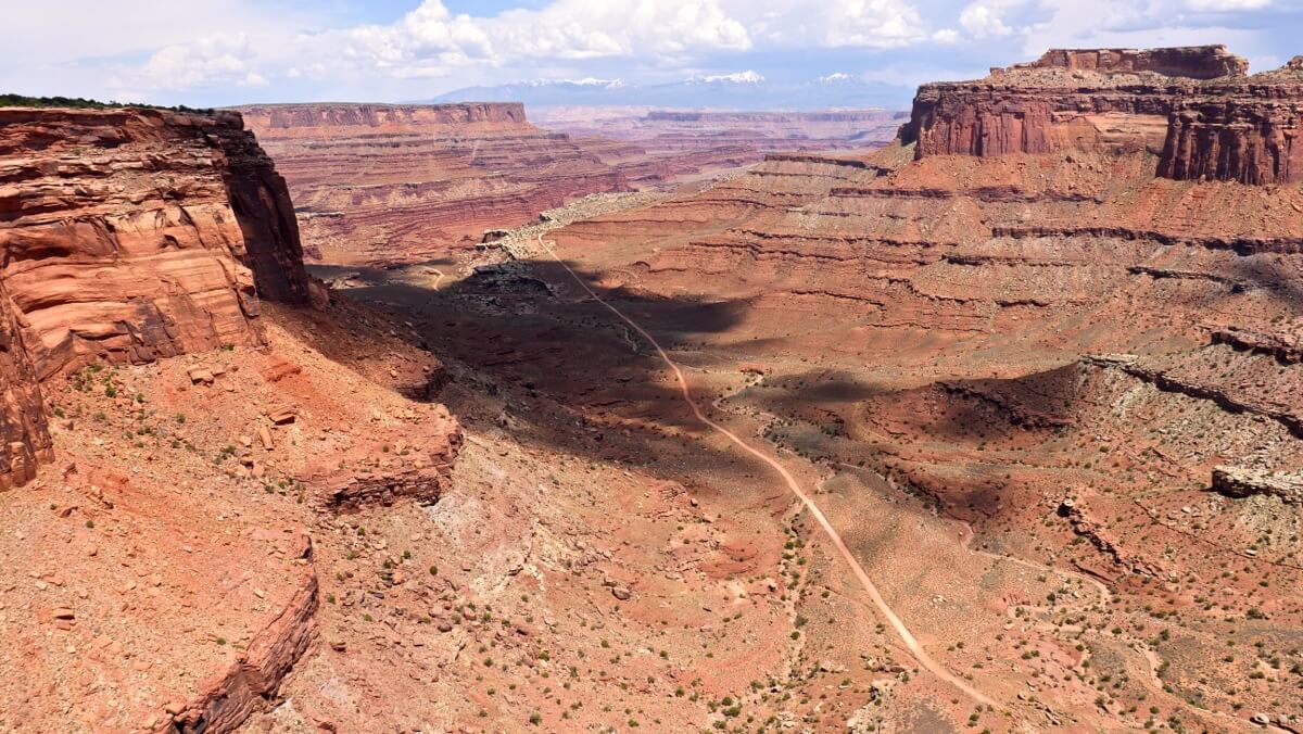 Shafer Canyon sur la White Rim Road