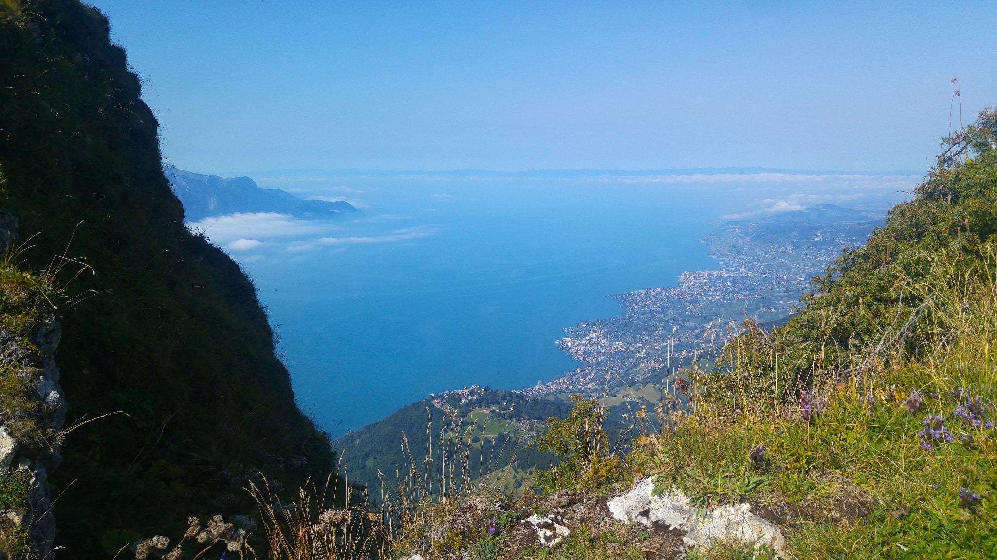 Panorama Lac léman Rochers de Naye