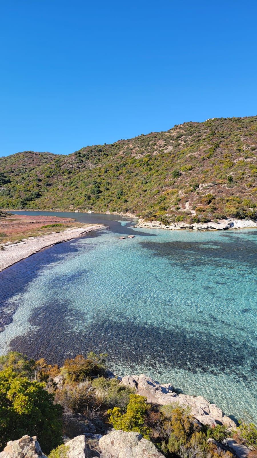plage de Fiume Santu panorama
