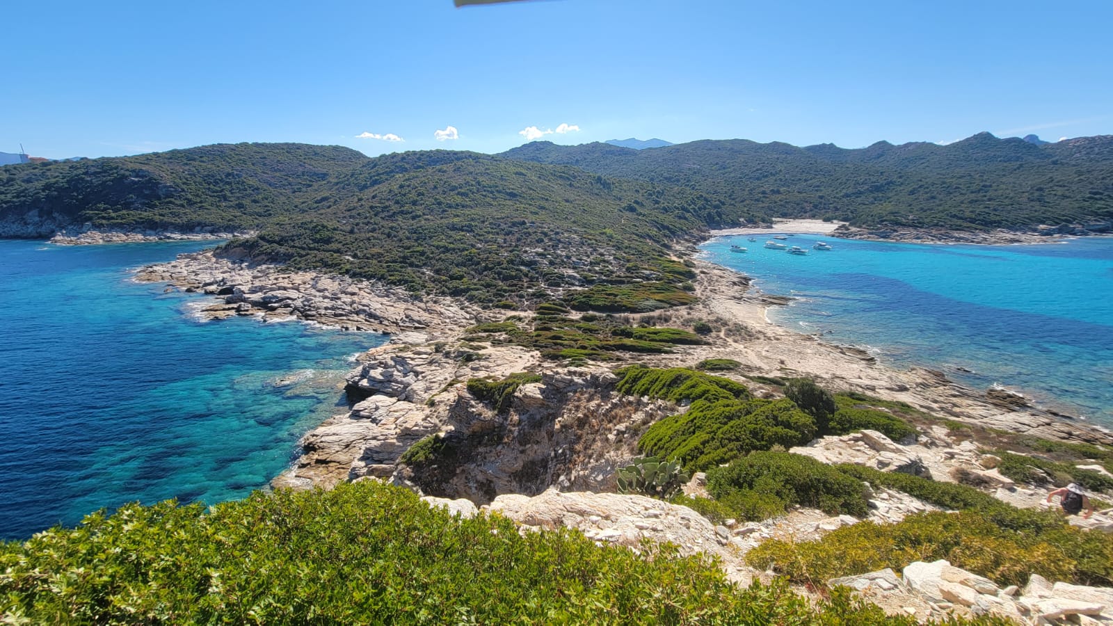 Panorama au sommet de Punta Cavallata