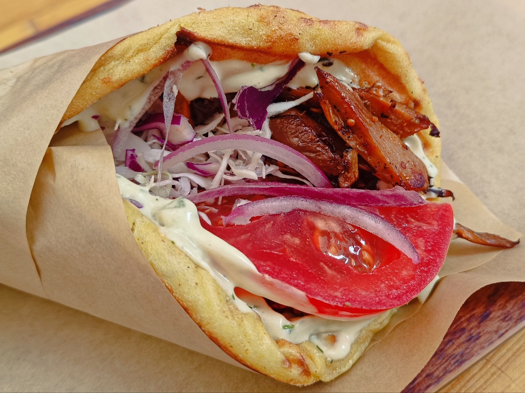Gyro souvlaki Athènes Végétarien
Vegan