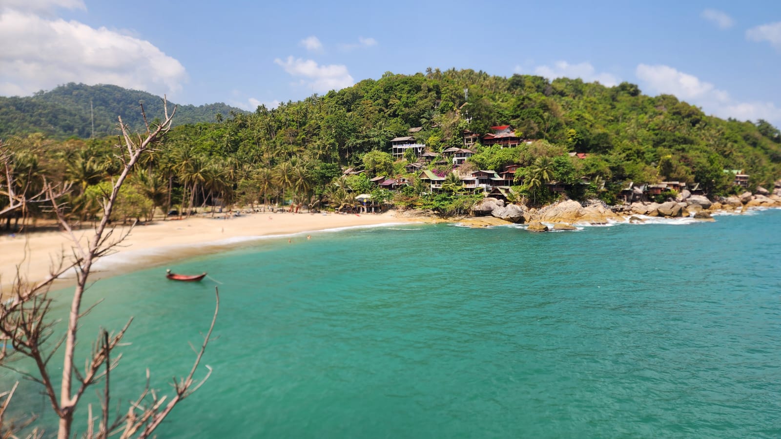 Haad Sadet panorama plage