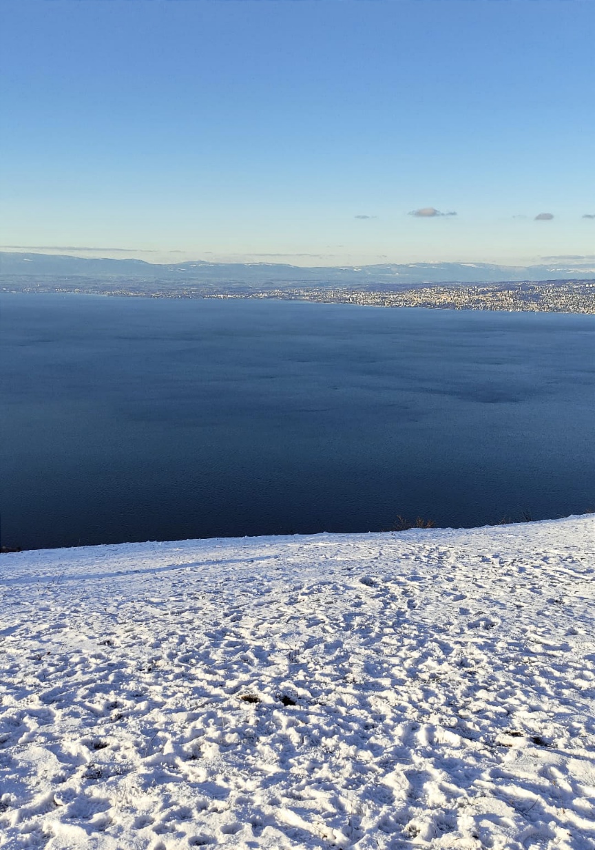 Thollon vue hiver