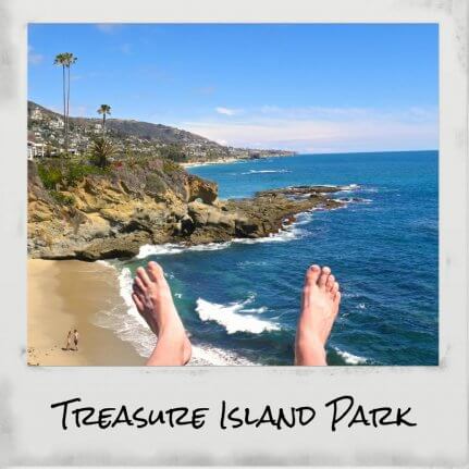 treasure island californie polaroid