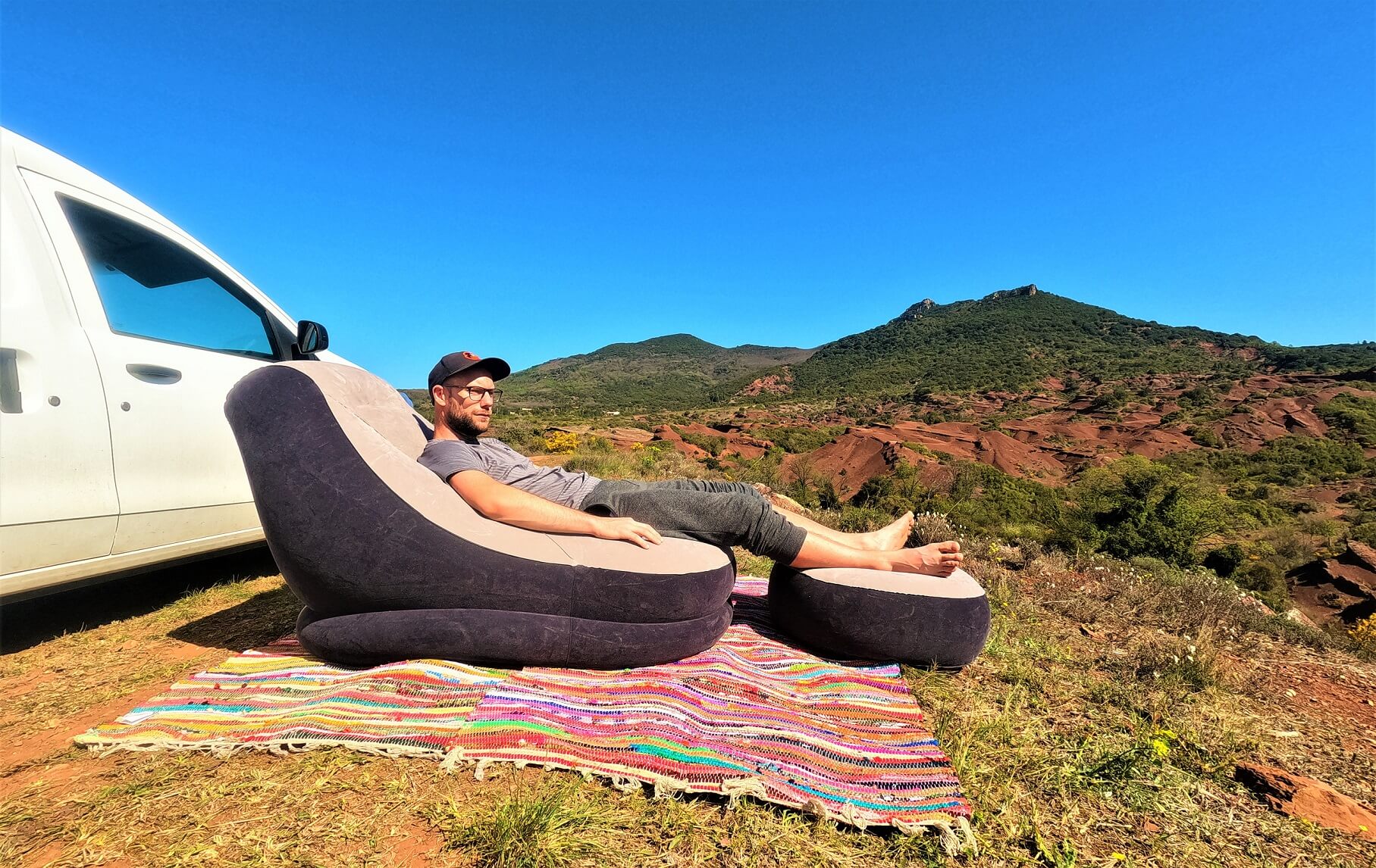 Siège gonflable vanlife