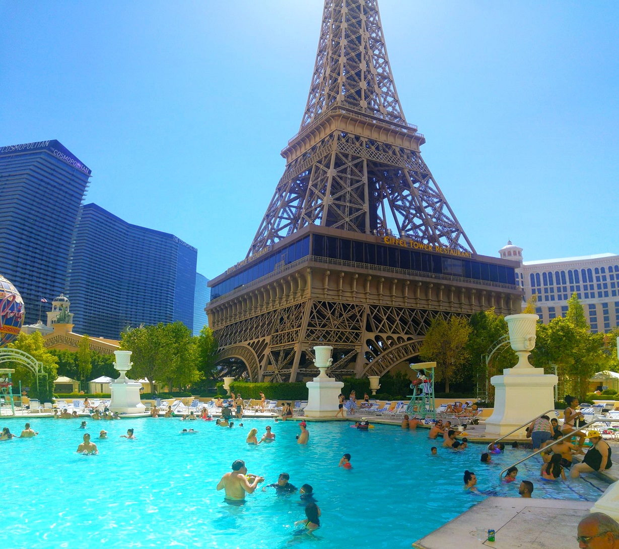 Piscine Paris Las Vegas