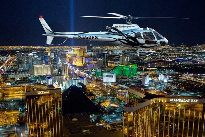 survol nuit Las Vegas